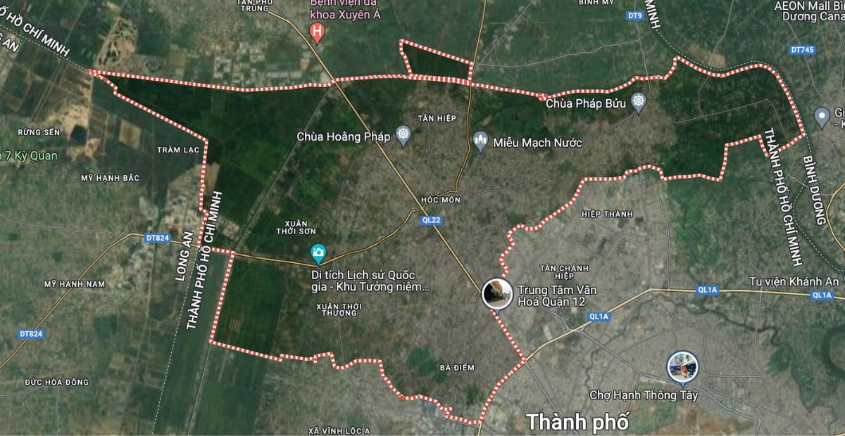 Gợi ý văn phòng cho thuê xã Hóc Môn nổi bật