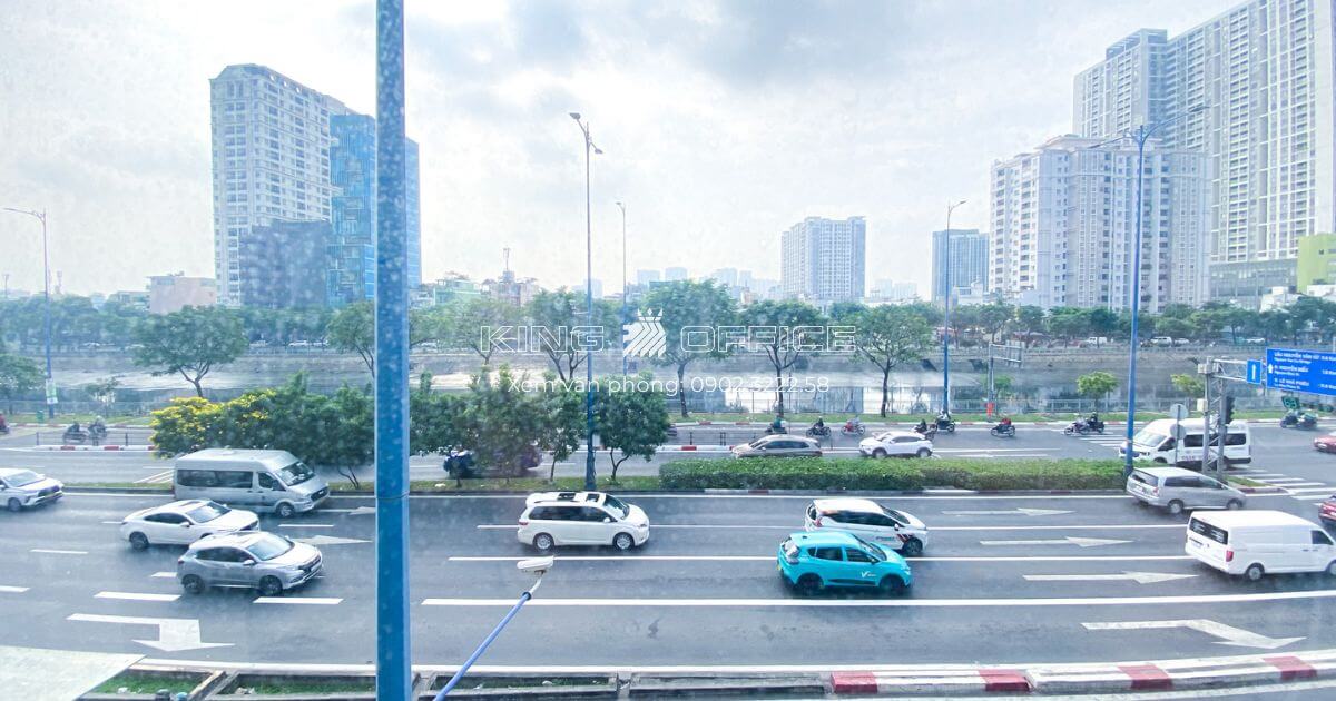 View từ tòa nhà Building 440 Võ Văn Kiệt Quận 1