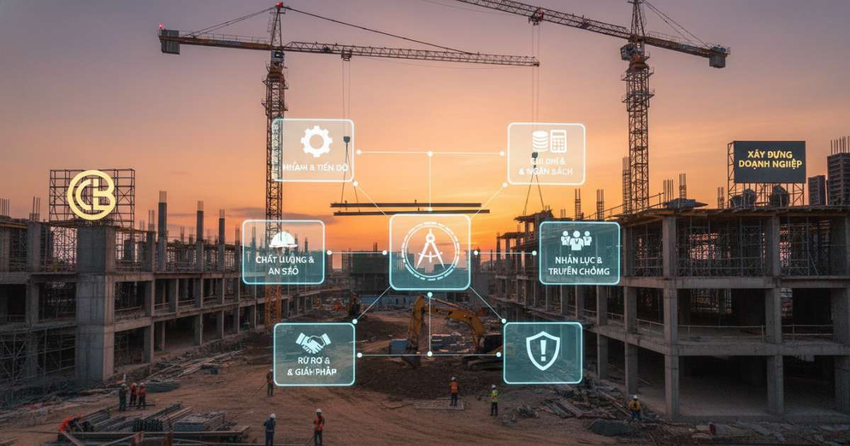 Các yếu tố then chốt trong quản lý dự án xây dựng