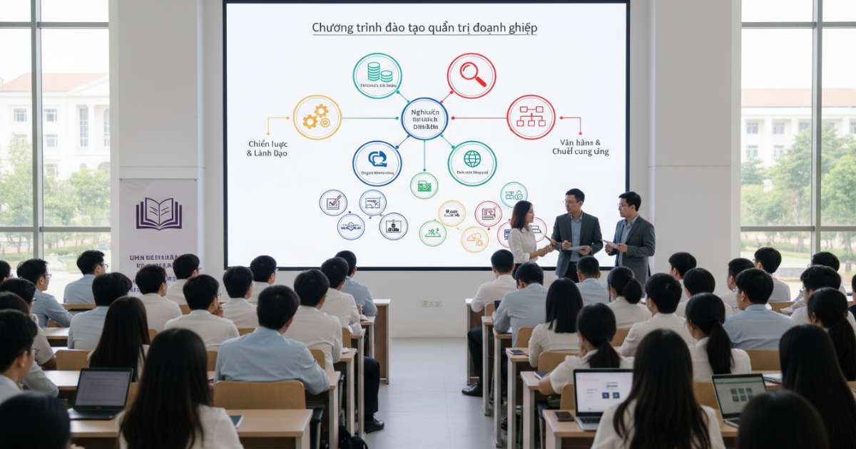 Chương trình đào tạo quản trị doanh nghiệp bao gồm những gì