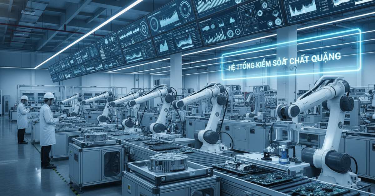 Hệ thống kiểm soát chất lượng trong sản xuất công nghiệp