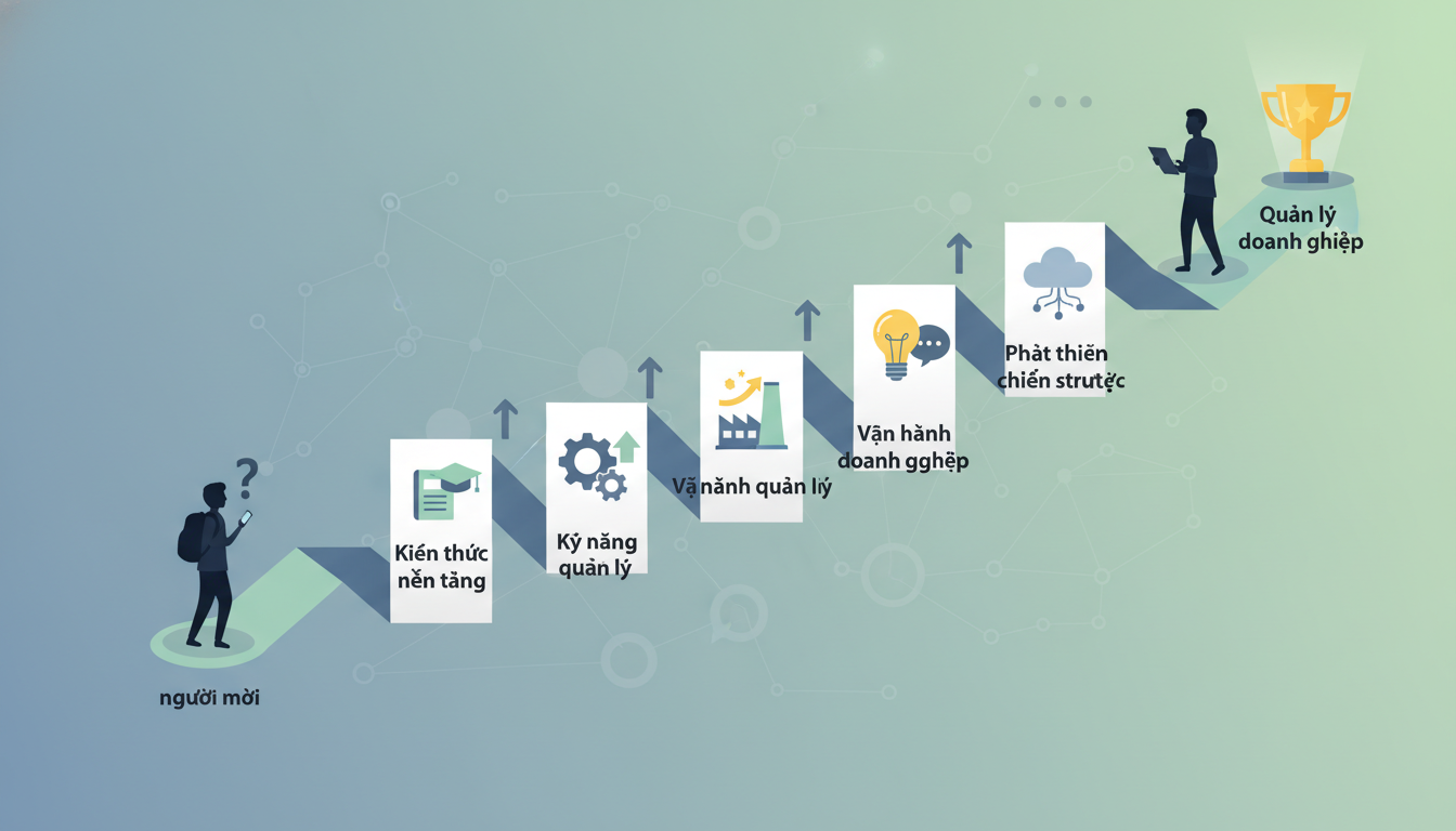 Lộ trình học lớp quản lý doanh nghiệp bài bản cho người mới