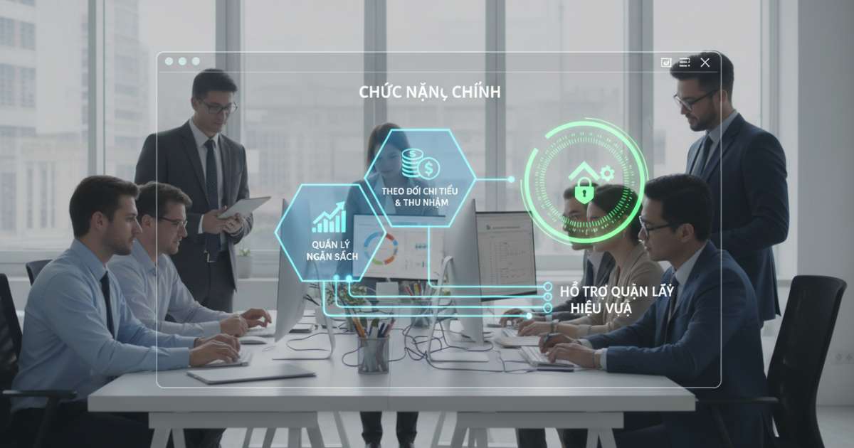 Những chức năng chính của phần mềm quản trị tài chính là hỗ trợ quản lý hiệu quả
