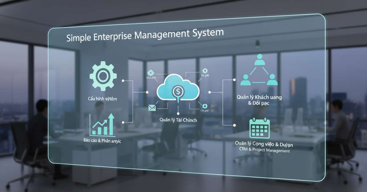 Những tính năng cơ bản của hệ thống quản trị doanh nghiệp đơn giản