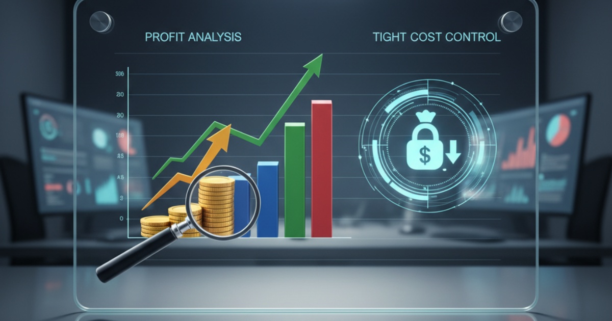 Phân tích lợi nhuận và kiểm soát chi phí chặt chẽ