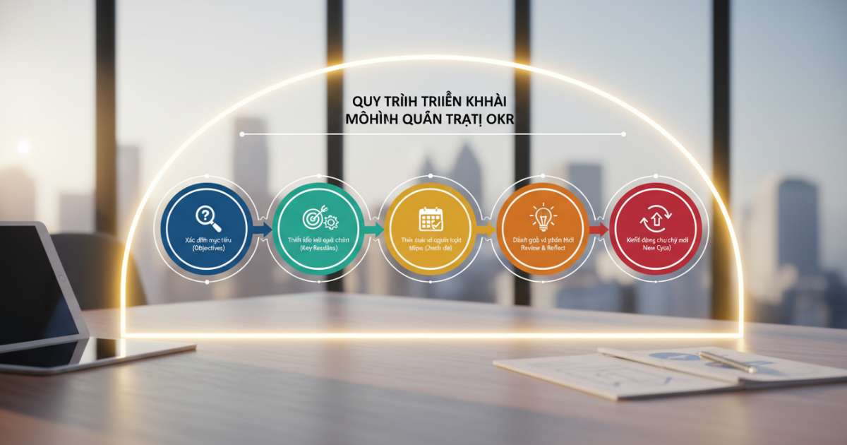 Quy trình các bước triển khai mô hình quản trị okr