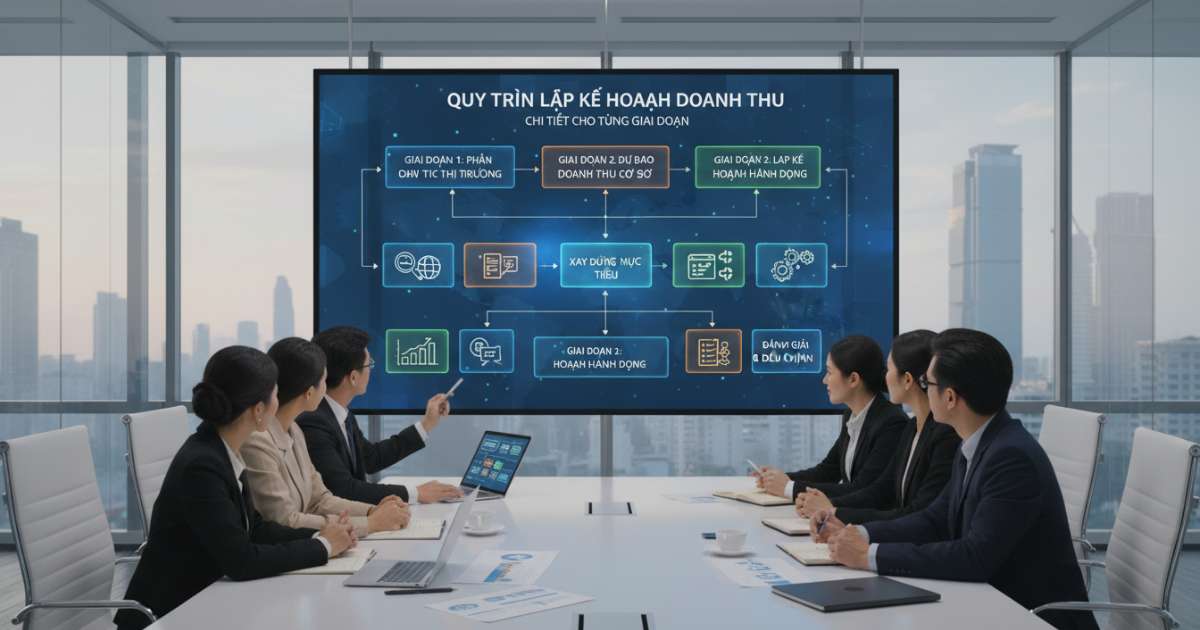 Quy trình lập kế hoạch doanh thu chi tiết cho từng giai đoạn