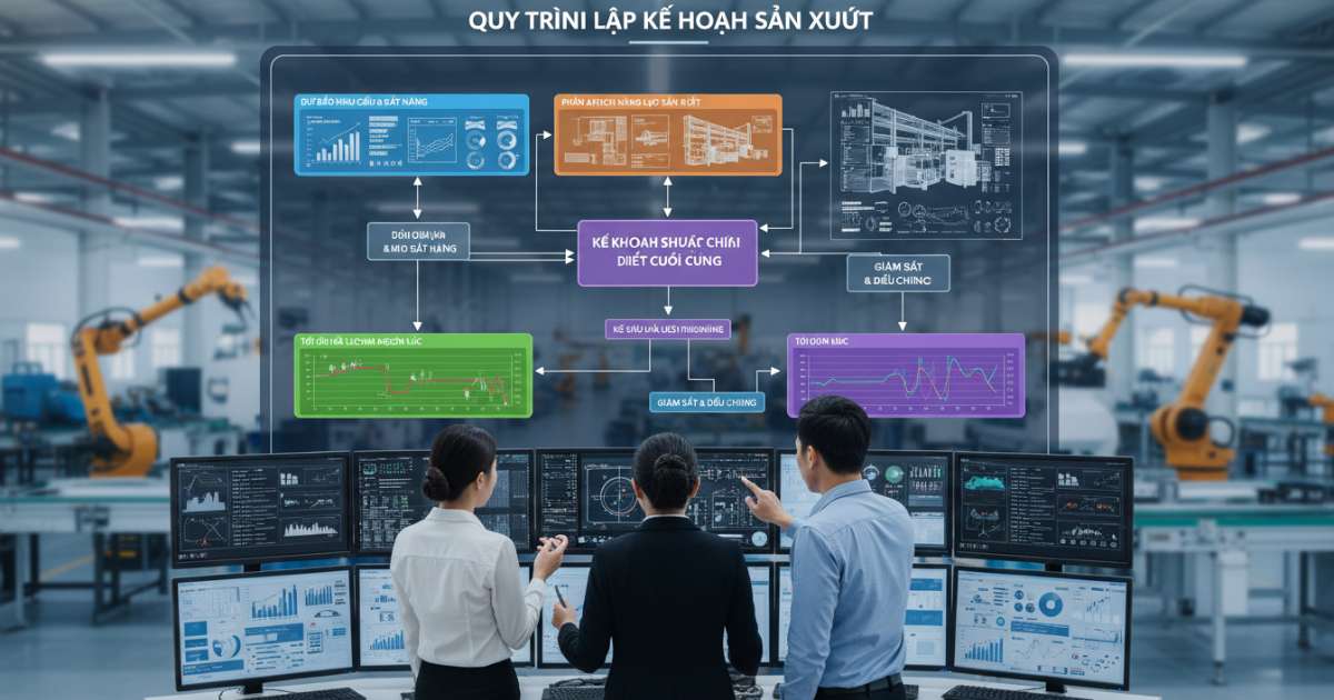 Quy trình lập kế hoạch sản xuất chi tiết và khoa học