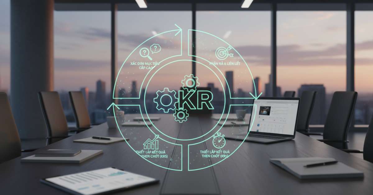 Quy trình thiết lập mục tiêu thông qua phương pháp quản lý okr