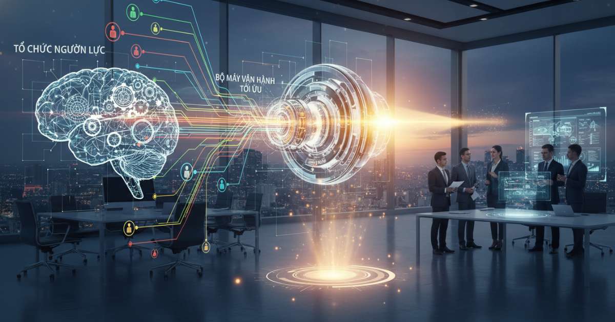 Tổ chức nguồn lực và tối ưu hóa bộ máy vận hành