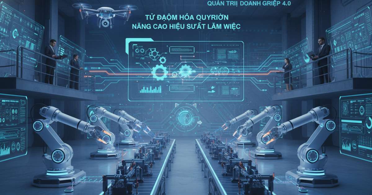 Tự động hóa quy trình nâng cao hiệu suất làm việc