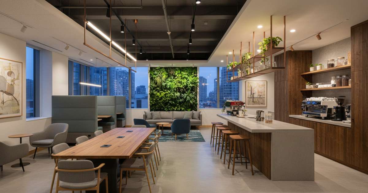 thiết kế quán cafe văn phòng