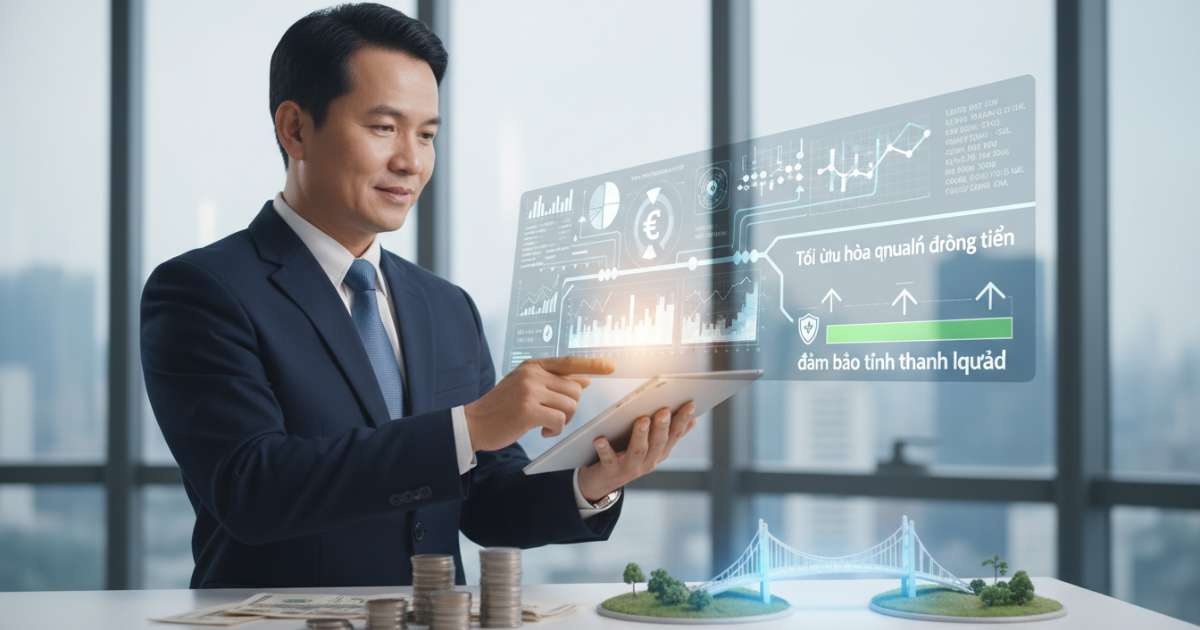 Tối ưu hóa quản lý dòng tiền để đảm bảo tính thanh khoản