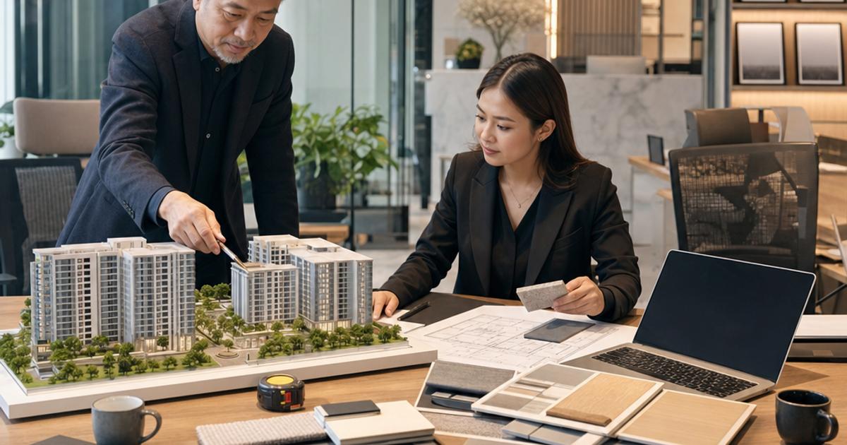 thiết kế văn phòng nhà đất - 7 Ý Tưởng Thiết Kế Văn Phòng Nhà Đất Chuyên Nghiệp 2026