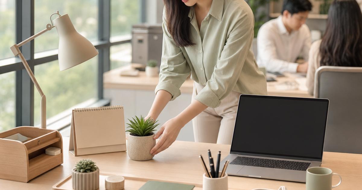 trang trí bàn làm việc tại có quan - 9 Cách Trang Trí Bàn Làm Việc Tại Có Quan Gọn Đẹp Hơn Mới