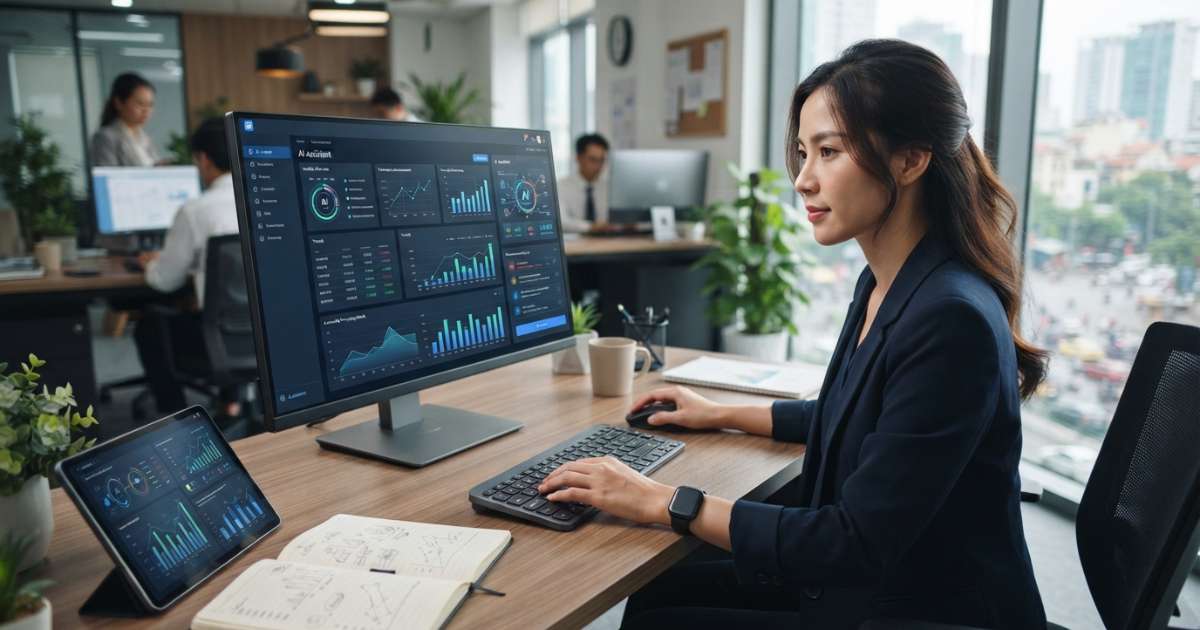 Các công cụ phổ biến hỗ trợ cách sử dụng ai cho kế toán hiện nay