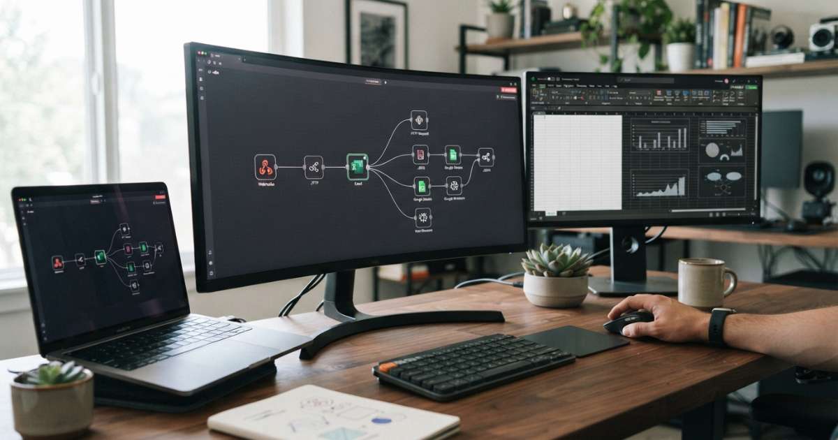 Hướng dẫn từng bước để kết nối quy trình n8n excel