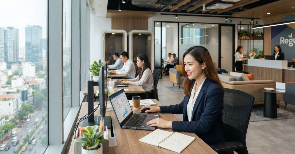 Bảng giá văn phòng ảo Regus mới nhất năm nay