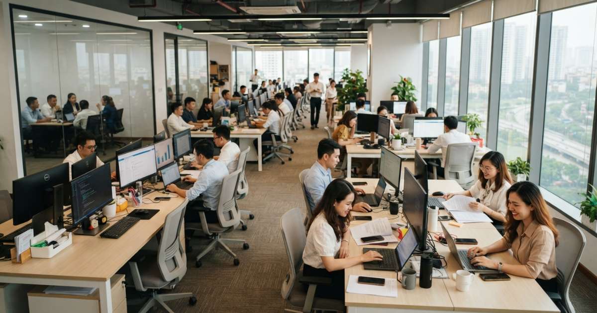 Bí quyết thiết kế văn phòng chính hiện đại và tiện nghi