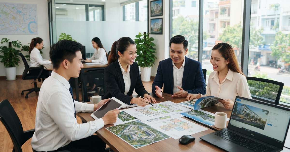 Các tiêu chuẩn thiết kế mẫu văn phòng nhà đất đẹp và thu hút