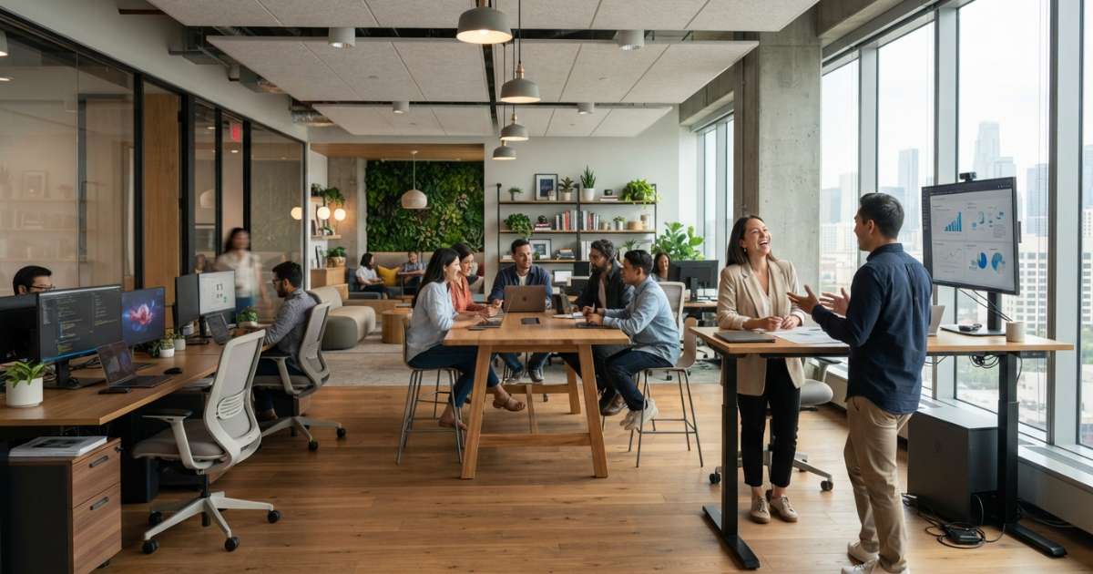 Các xu hướng thiết kế nội thất văn phòng hiện đại thịnh hành