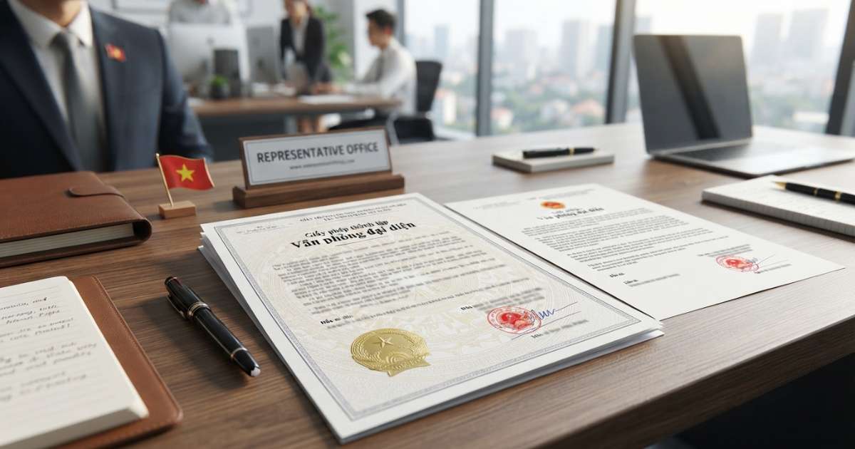 Cấu trúc chuẩn của mẫu giấy phép thành lập văn phòng đại diện tiếng anh hiện nay