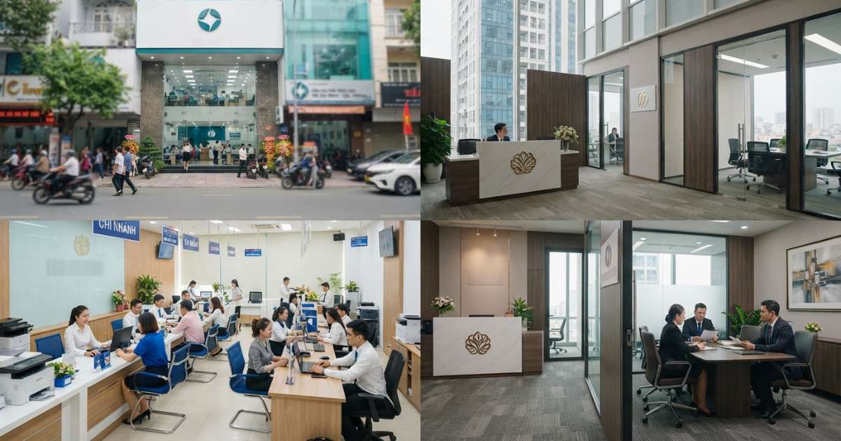 chi nhánh và văn phòng đại diện khác nhau