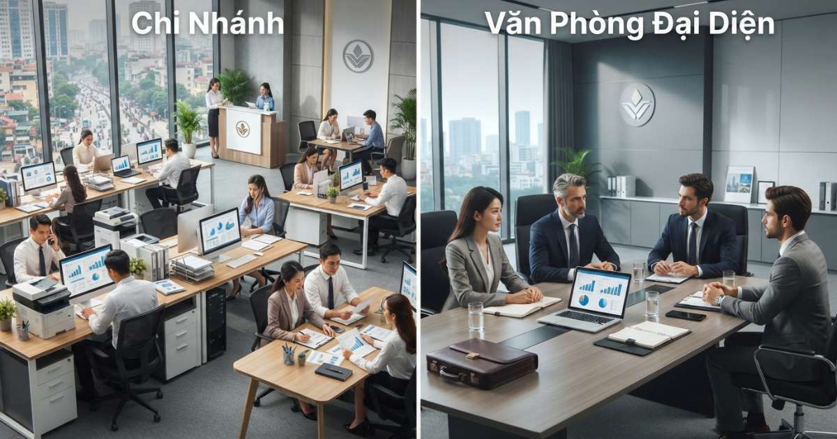 Điểm tương đồng giữa chi nhánh và văn phòng đại diện
