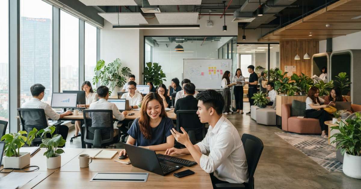 Lợi ích vượt trội khi thiết kế văn phòng kiểu mẫu cho doanh nghiệp