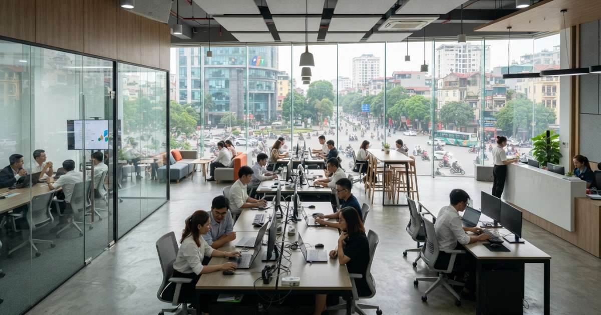 Lợi thế vị trí khi chọn thuê văn phòng đường trần thái tông