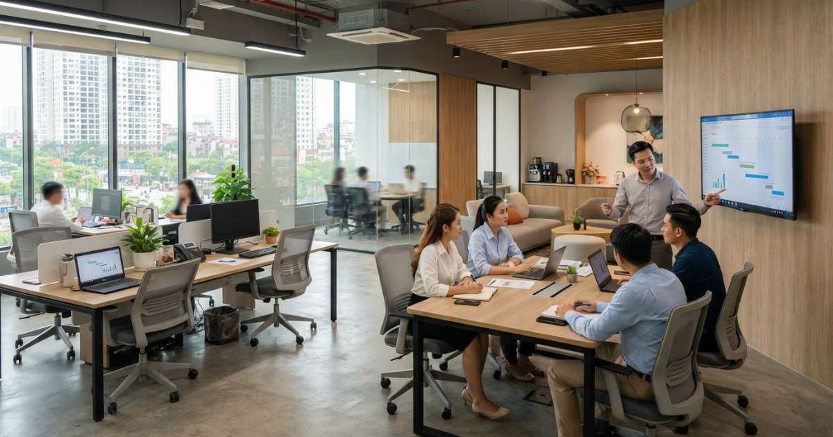 Lợi thế vượt trội từ vị trí của dịch vụ cho thuê văn phòng văn quán