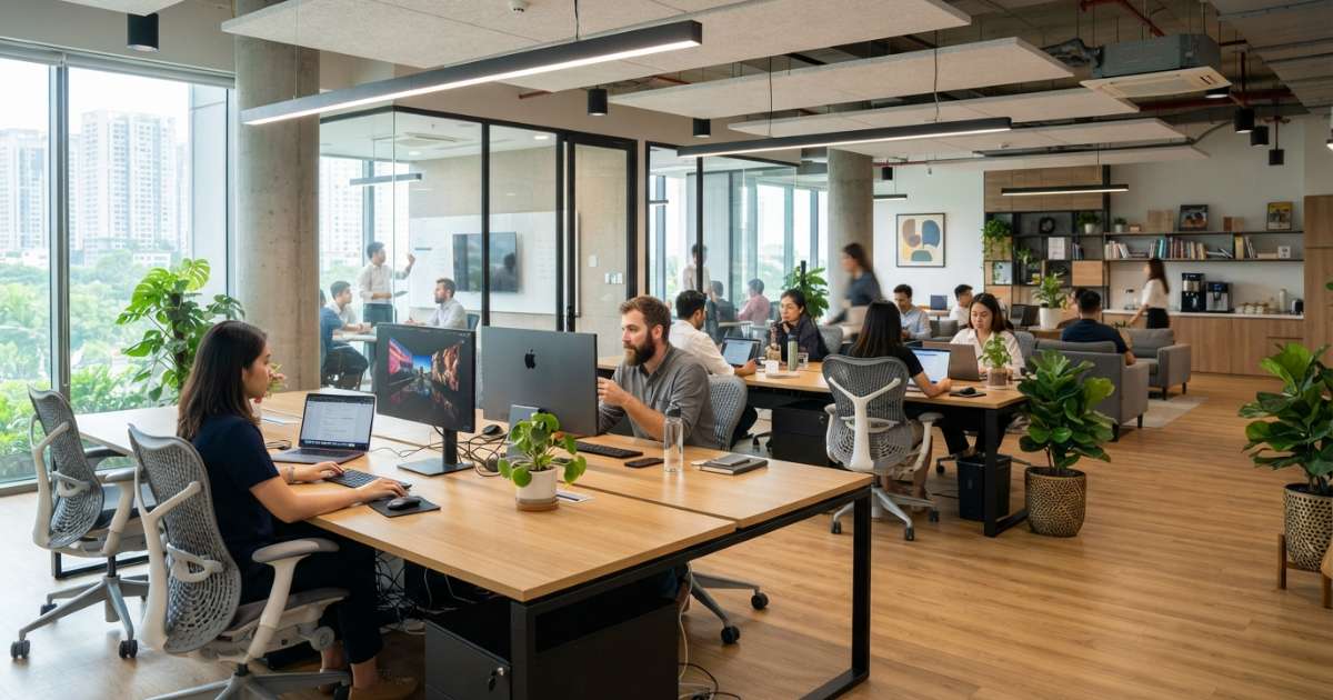 Nguyên tắc bố trí nội thất văn phòng đẹp hiện đại chuẩn khoa học