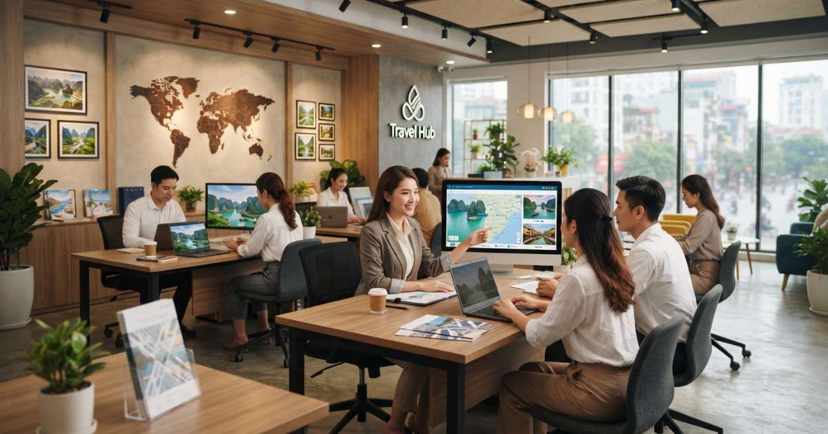 Những lưu ý quan trọng khi thiết kế văn phòng du lịch