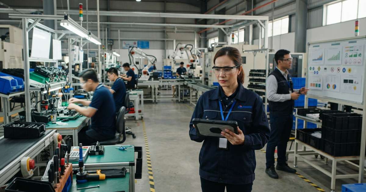 Phương pháp tối ưu năng suất trong quản lý sản xuất tác nghiệp