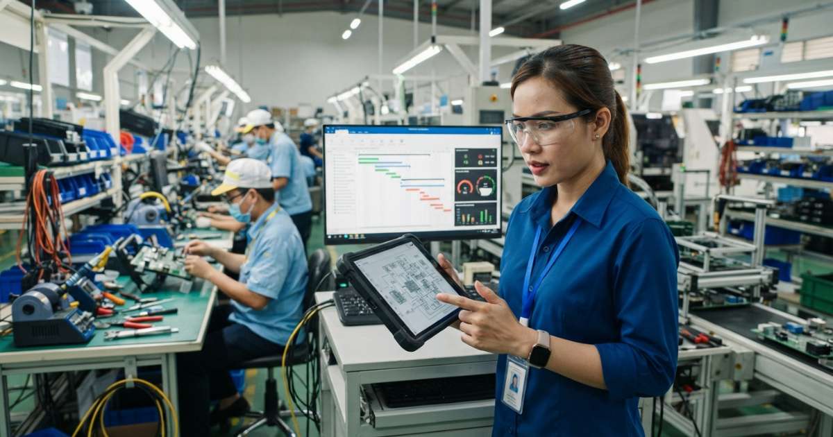 Phương pháp tối ưu năng suất trong quản lý sản xuất tác nghiệp