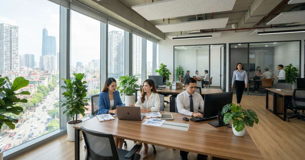 Quy mô và thiết kế hiện đại tại tòa nhà Nam Cường