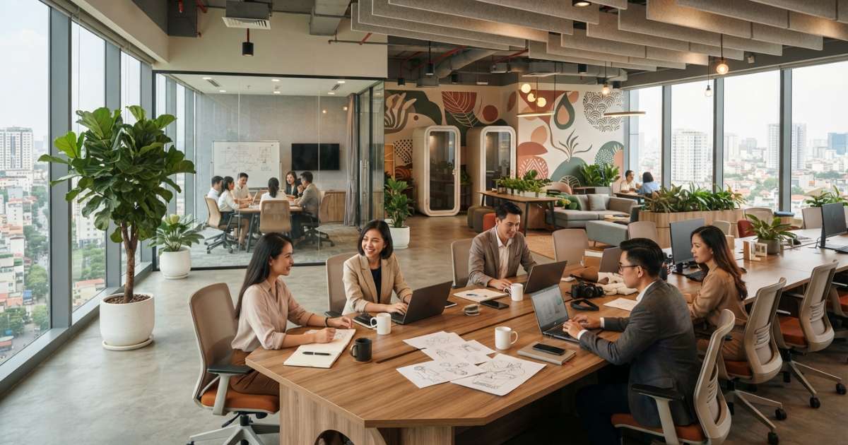Quy trình thiết kế nội thất văn phòng chuyên nghiệp
