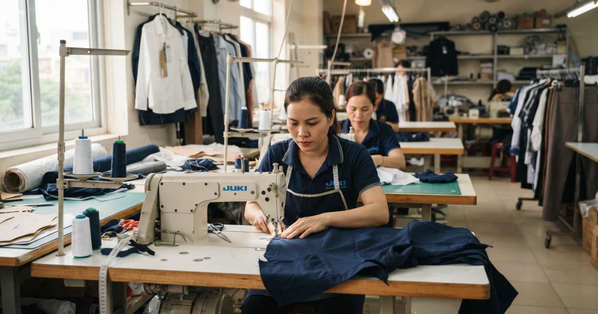 Quy trình thực hiện dịch vụ may mẫu văn phòng đại diện q tân bình đạt chuẩn