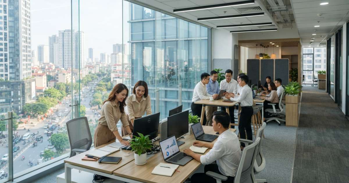 Vị trí chiến lược của tòa nhà văn phòng Nam Cường Tố Hữu