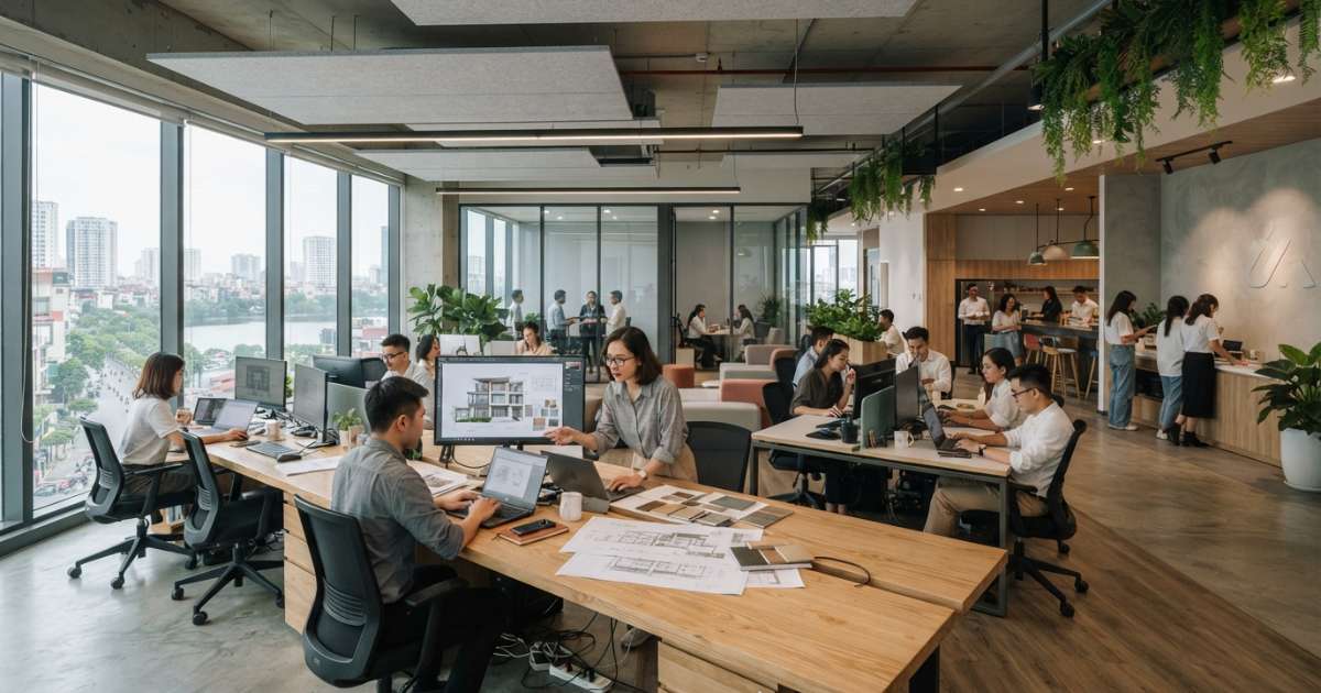 Xu hướng thiết kế công ty văn phòng được ưa chuộng hiện nay