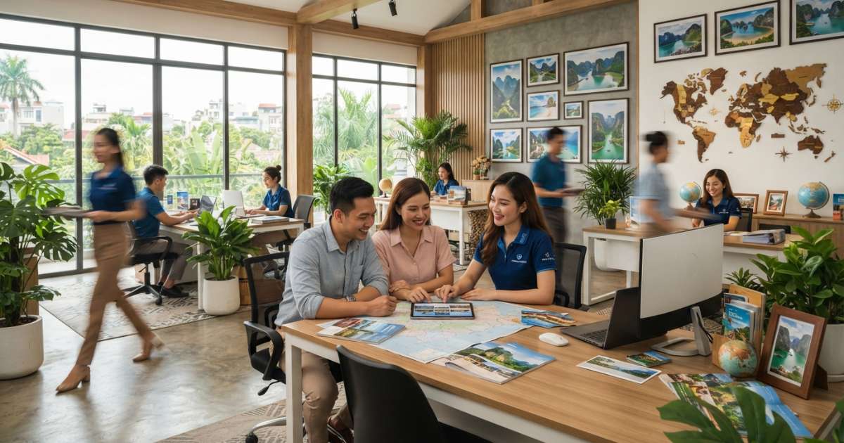 Xu hướng thiết kế văn phòng công ty du lịch được ưa chuộng hiện nay