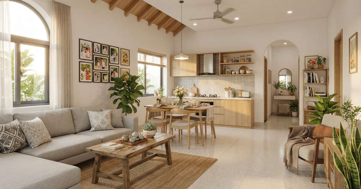Ý tưởng áp dụng cách trang trí nội thất nhà cấp 4 cho từng phòng chức năng