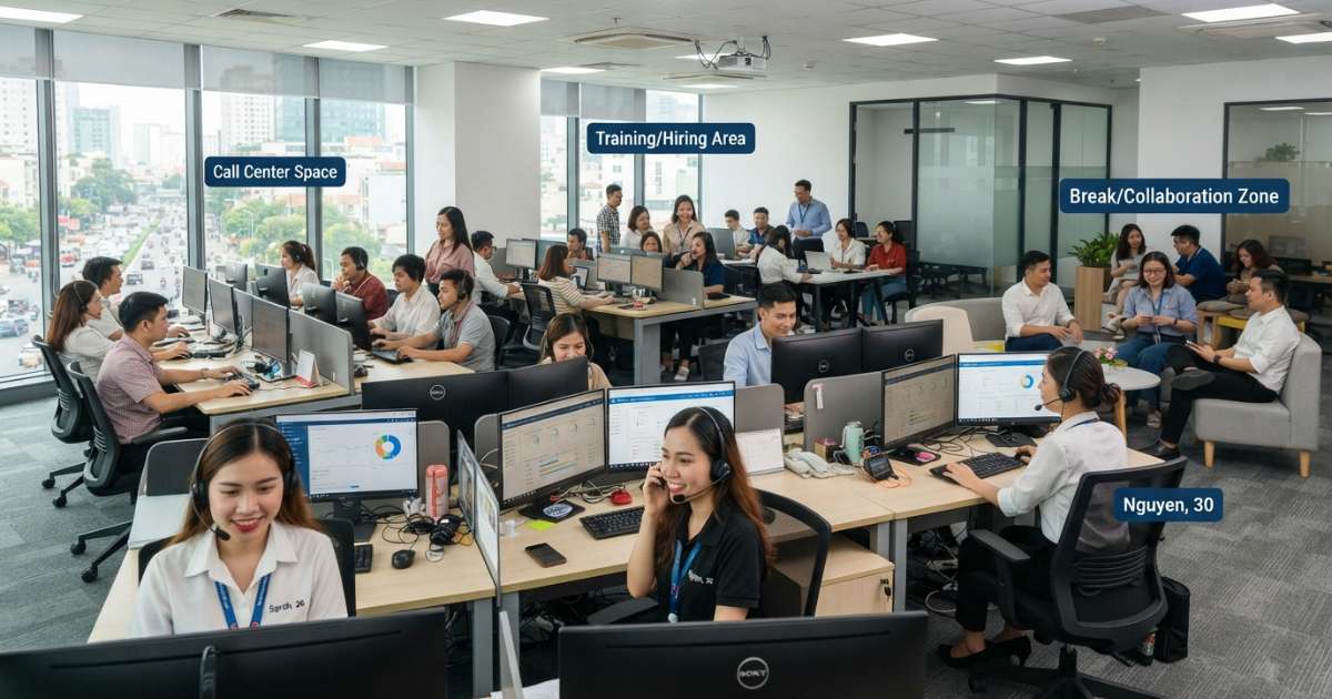 3. Các Giải Pháp Văn Phòng Phù Hợp Cho BPO/CS