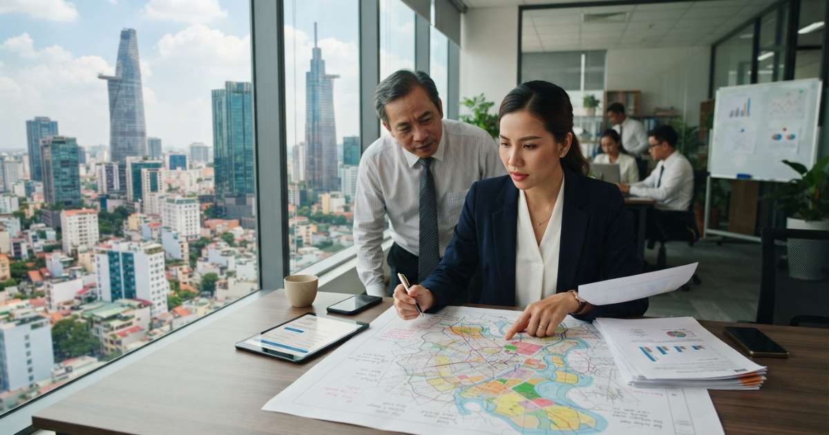 biến động đất đai, thuê văn phòng TP.HCM