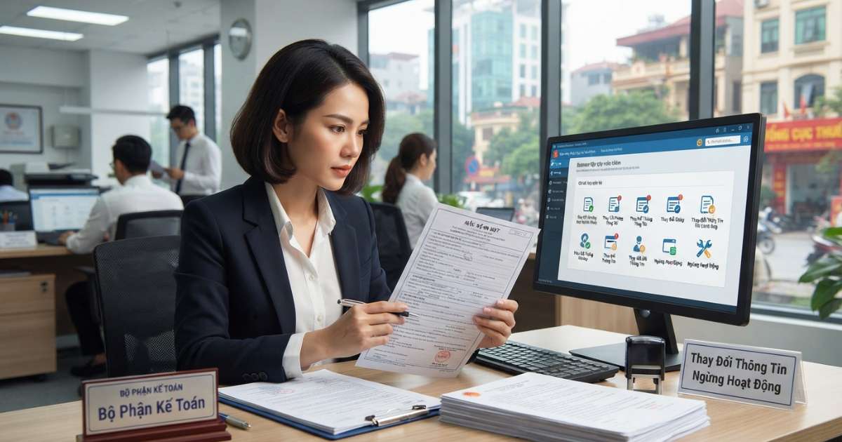 Các Trường Hợp Doanh Nghiệp Cần Kê Khai Mẫu 08-MST