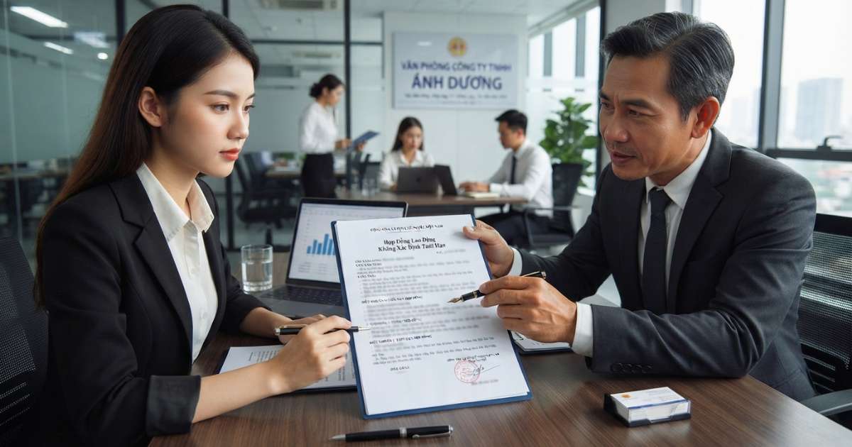 Cấu Trúc Và Các Điều Khoản Quan Trọng Trong Mẫu Hợp Đồng Lao Động Không Xác Định Thời Hạn