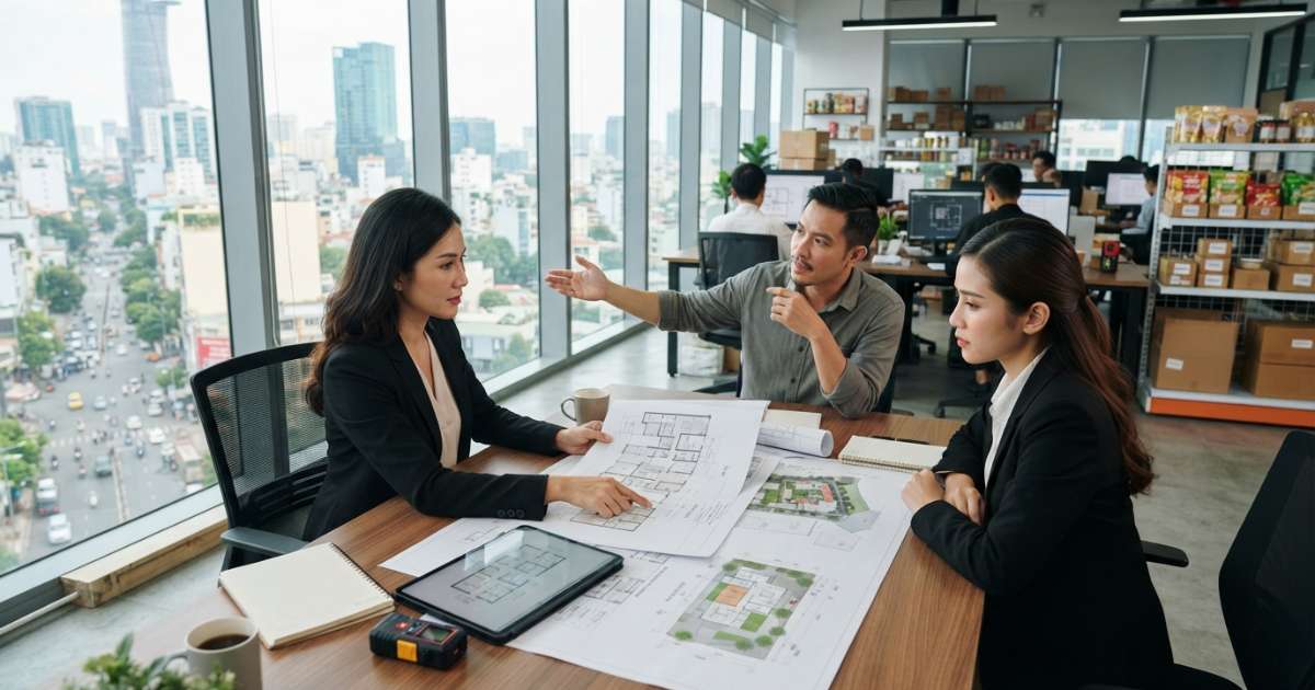 kinh nghiệm thuê văn phòng công ty thương mại điện tử và bán lẻ