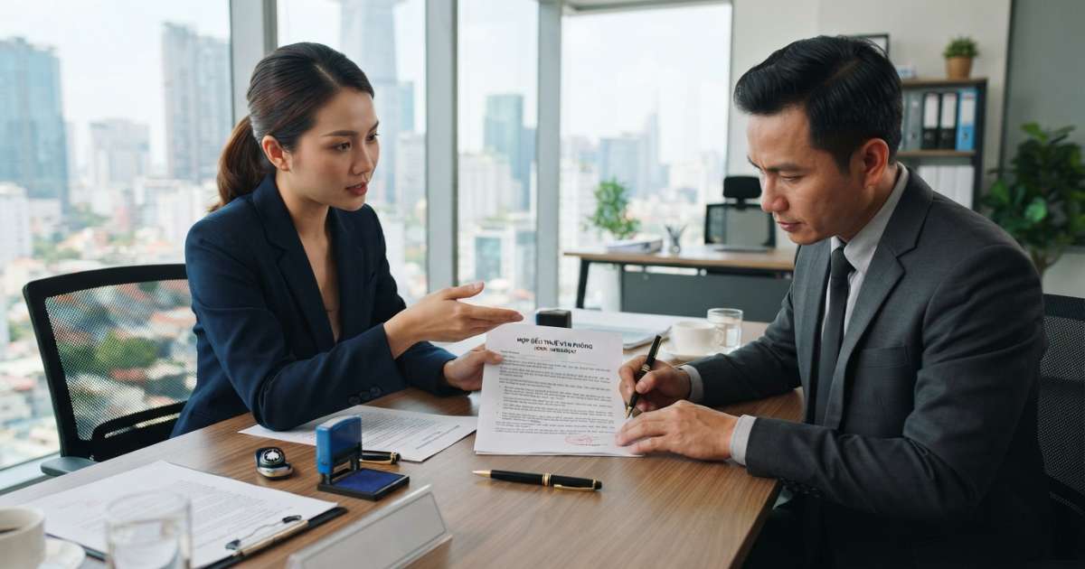 thủ tục pháp lý thuê văn phòng